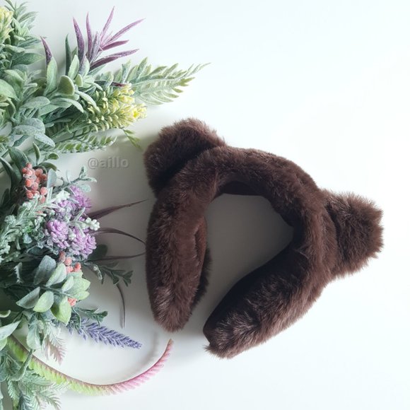 Cute Plush Bear Ears Headband - Picture 7 of 8